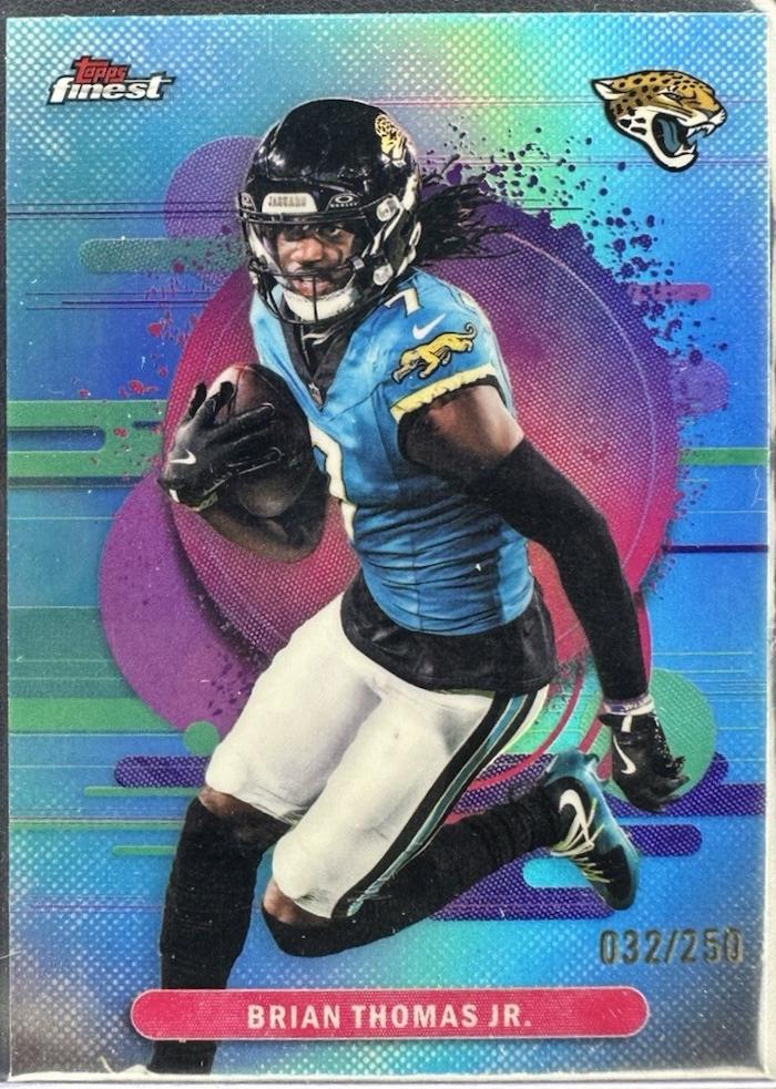 Brian Thomas Jr. [Sky Blue Refractor] #167