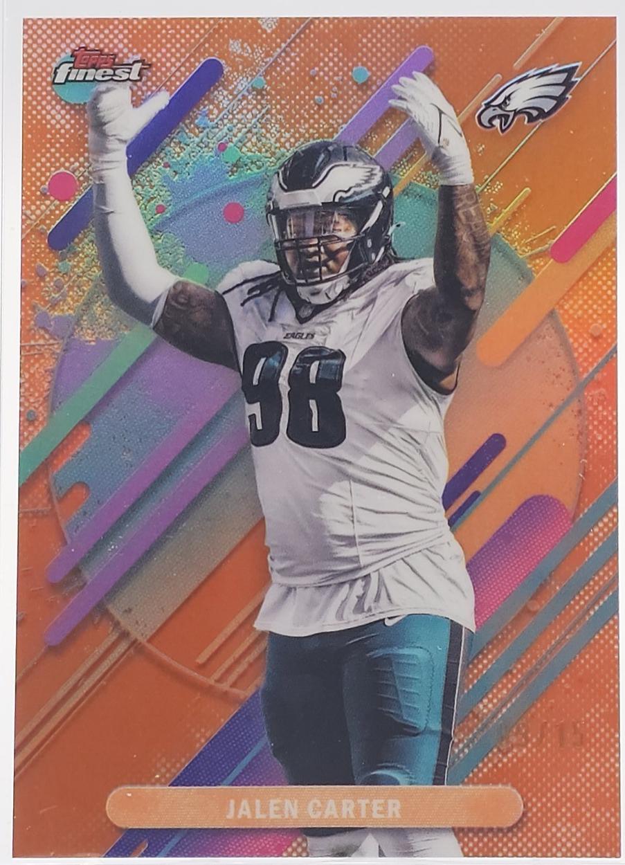 Jalen Carter [Orange Refractor] #285