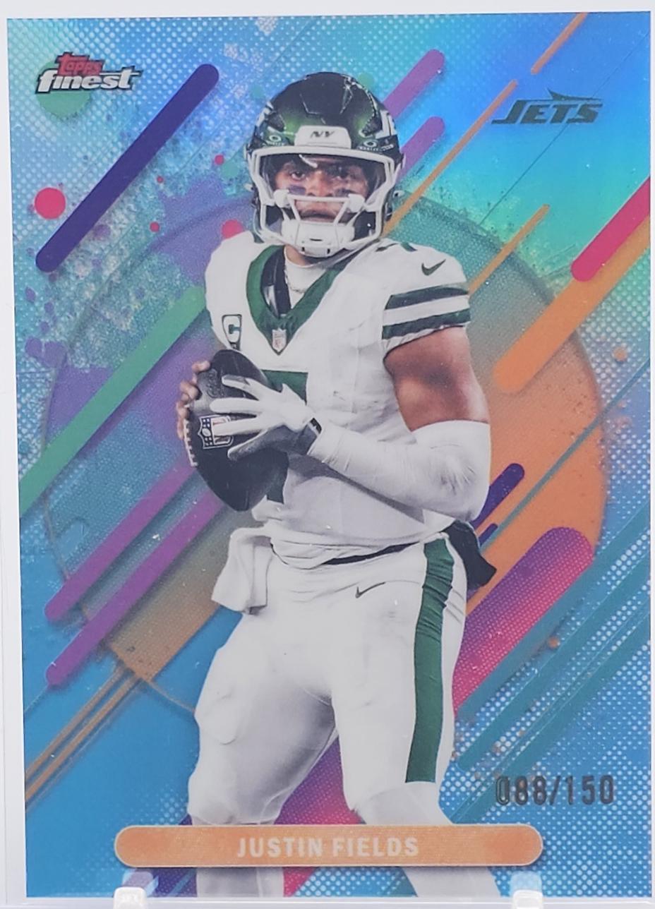 Justin Fields [Sky Blue Refractor] #244
