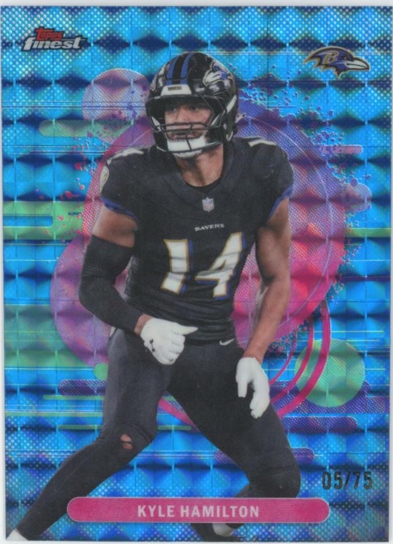 Kyle Hamilton [Blue Refractor] #196