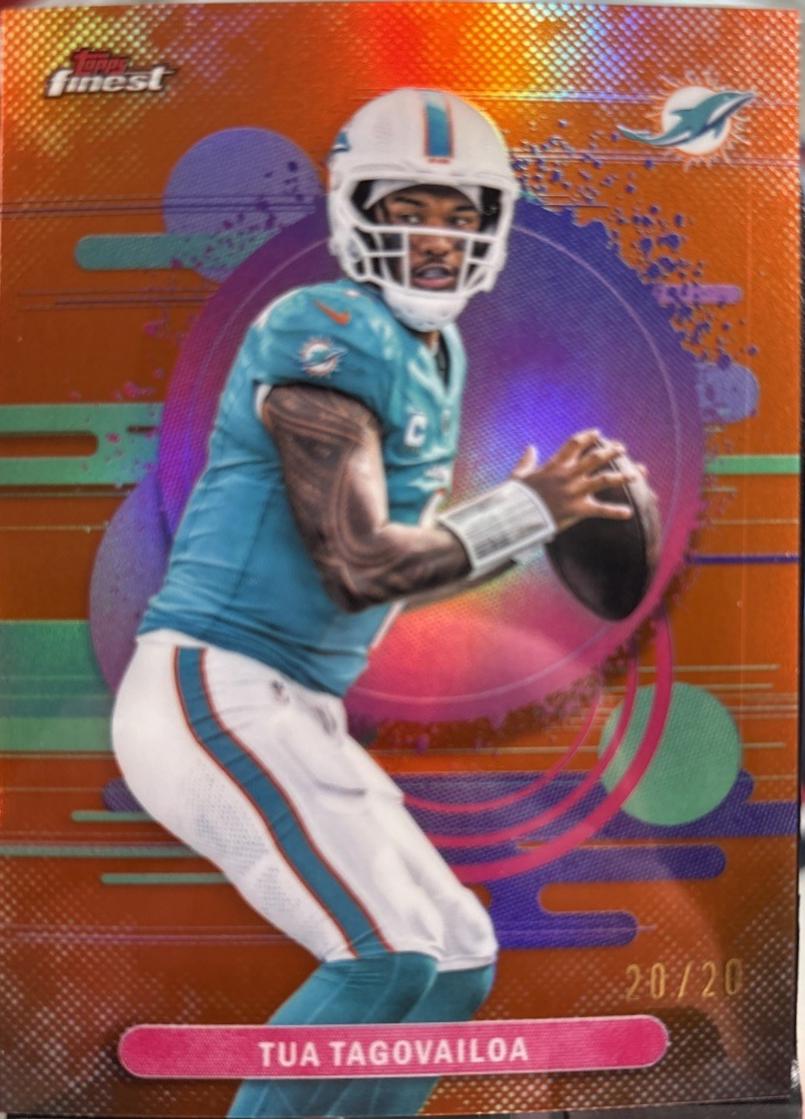 Tua Tagovailoa [Orange Geometric] #140