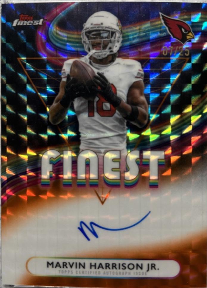 Marvin Harrison Jr. [Orange Geometric] #FA-MHJ