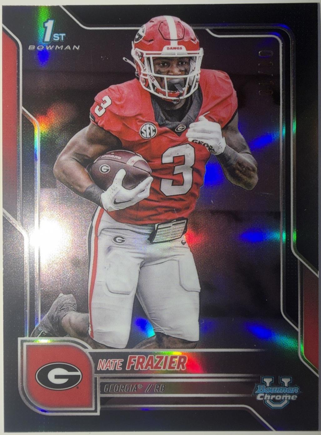 Nate Frazier [Black Refractor] #80