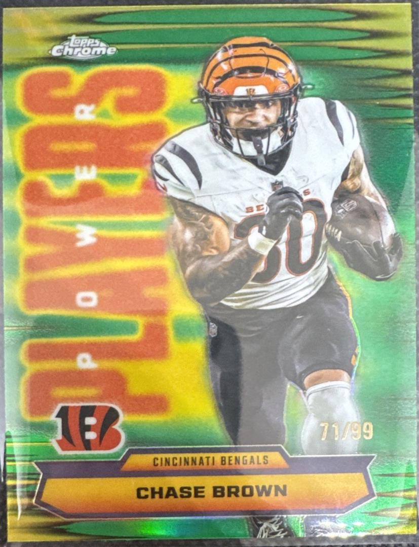 Chase Brown [Green Refractor] #PP-19