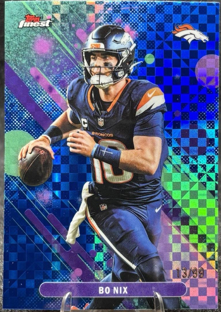 Bo Nix [Blue X-Fractor] #53