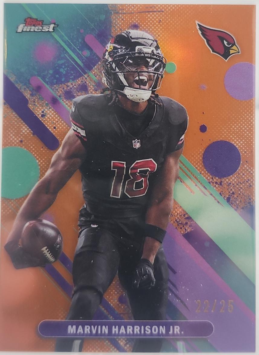 Marvin Harrison Jr. [Orange Geomertric] #80