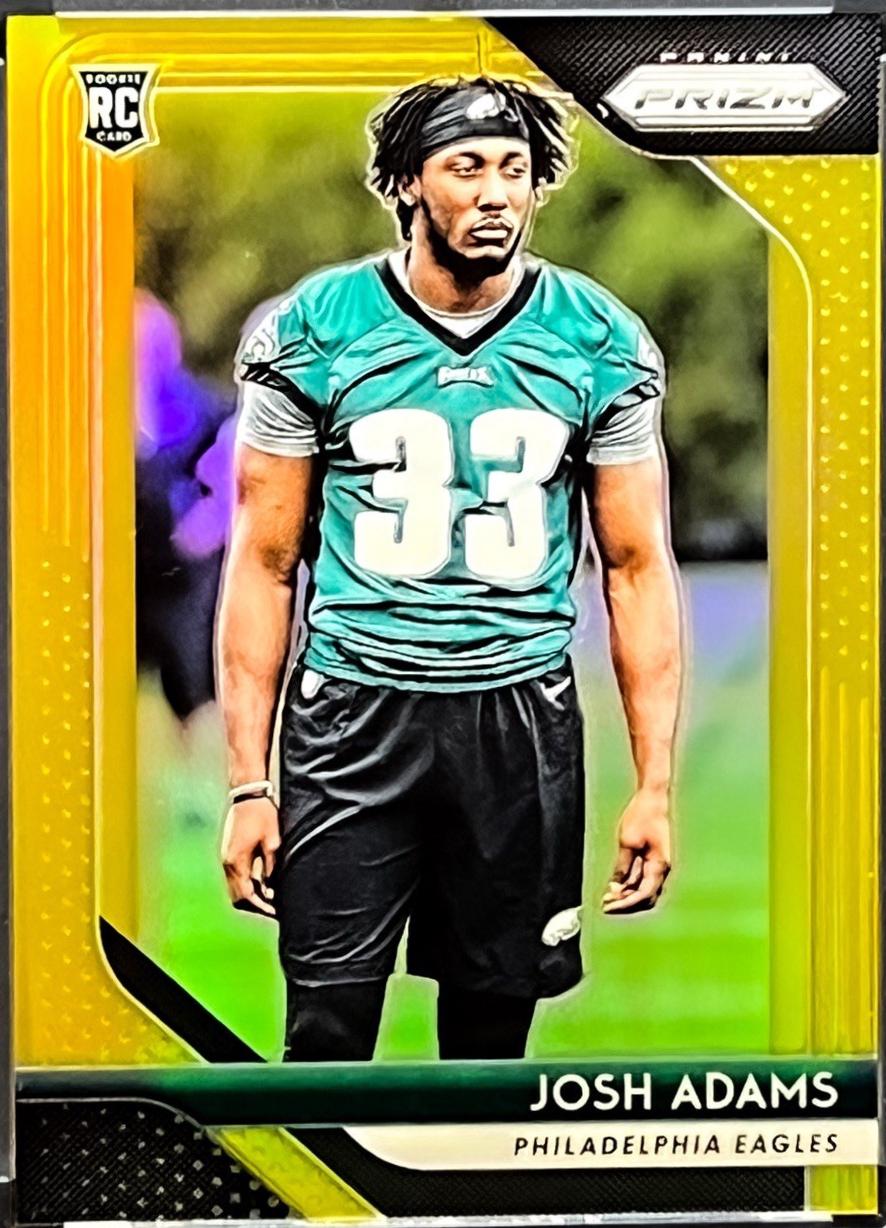 Josh Adams [Gold Prizm] #296