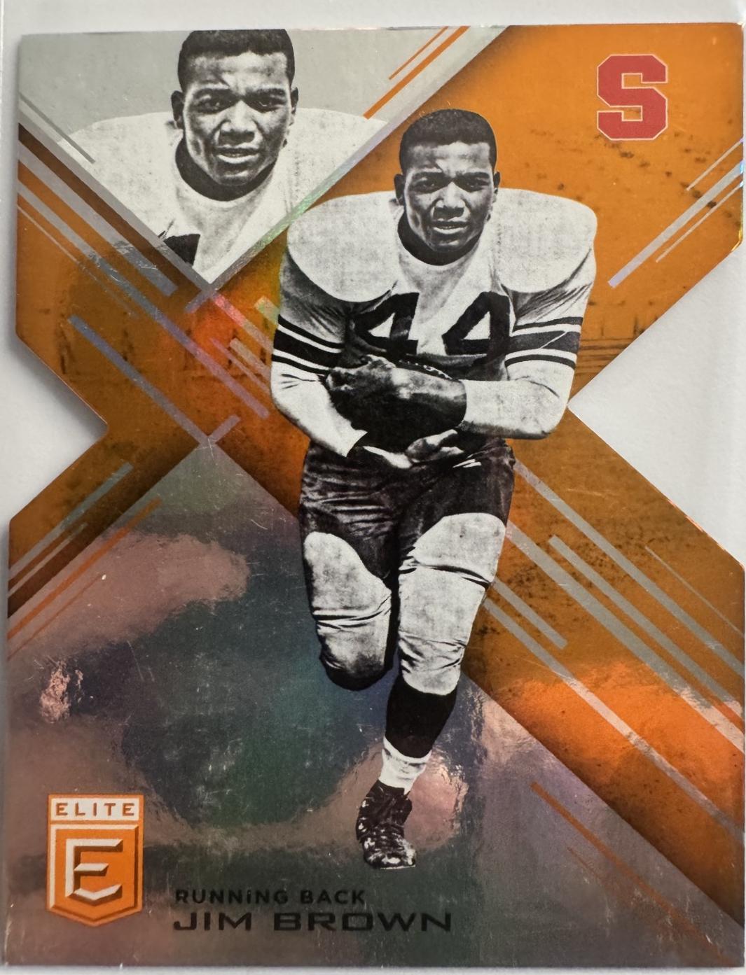 Jim Brown [Orange Die Cut] #50