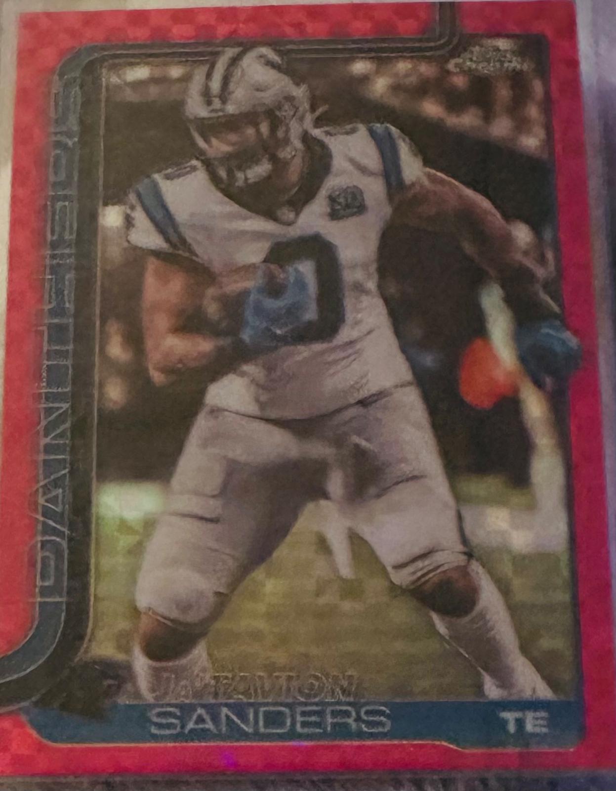 Ja'Tavion Sanders [X-Fractor Pink] #45
