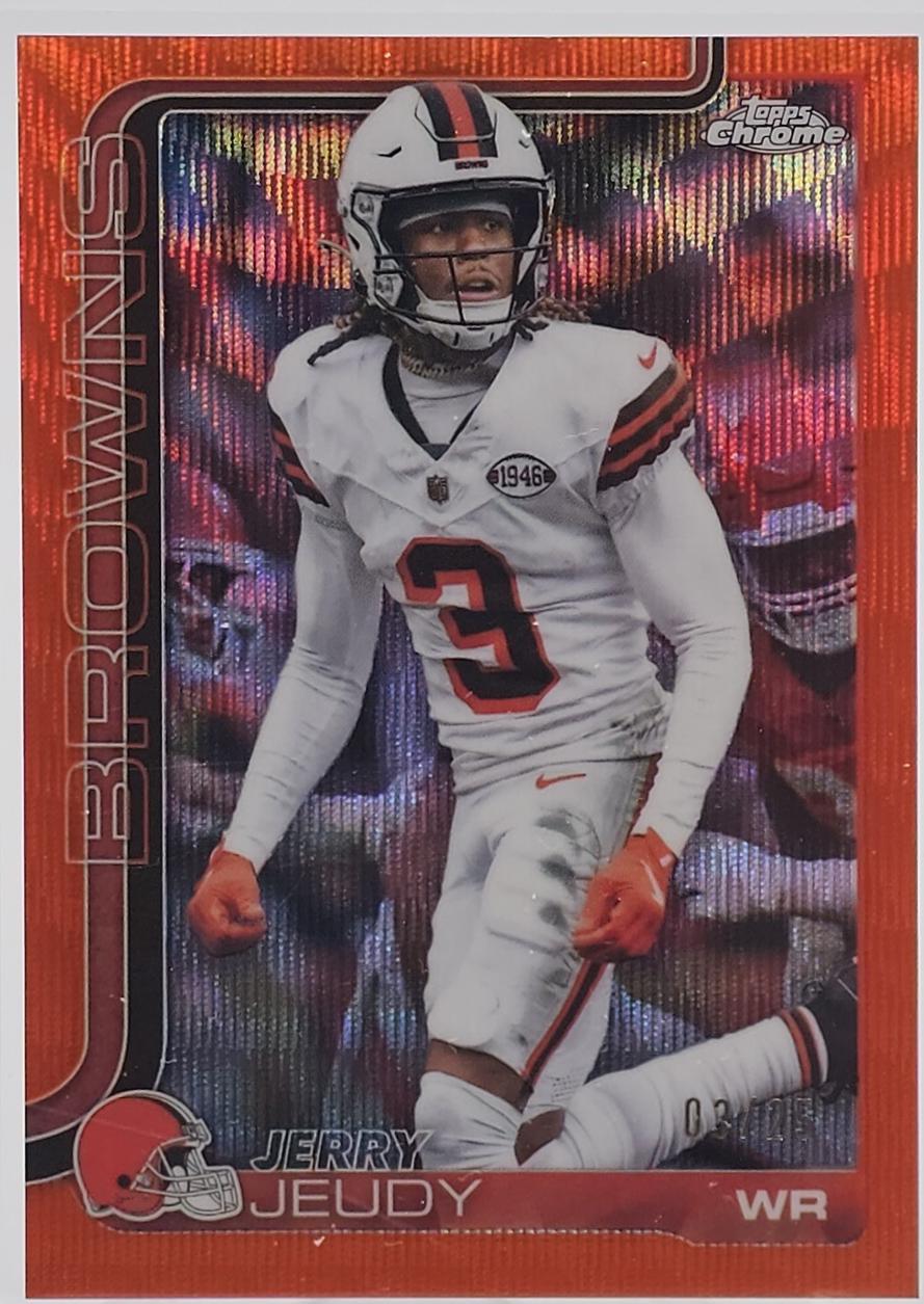 Jerry Jeudy [Orange Wave Refractor] #68