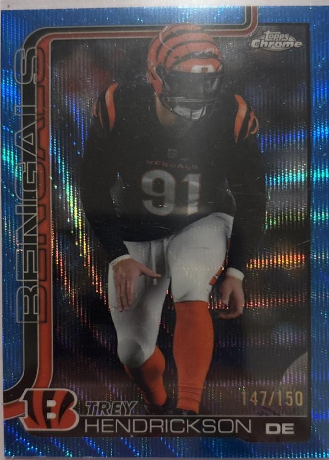 Trey Hendrickson [Blue Wave Refractor] #65
