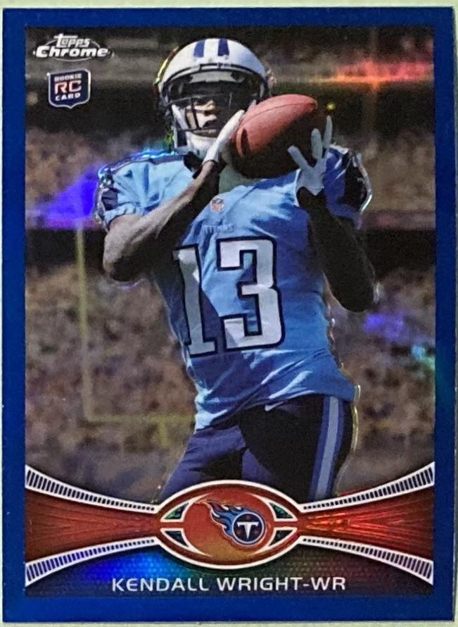 Kendall Wright [Ball in Hands Blue Refractor] #212