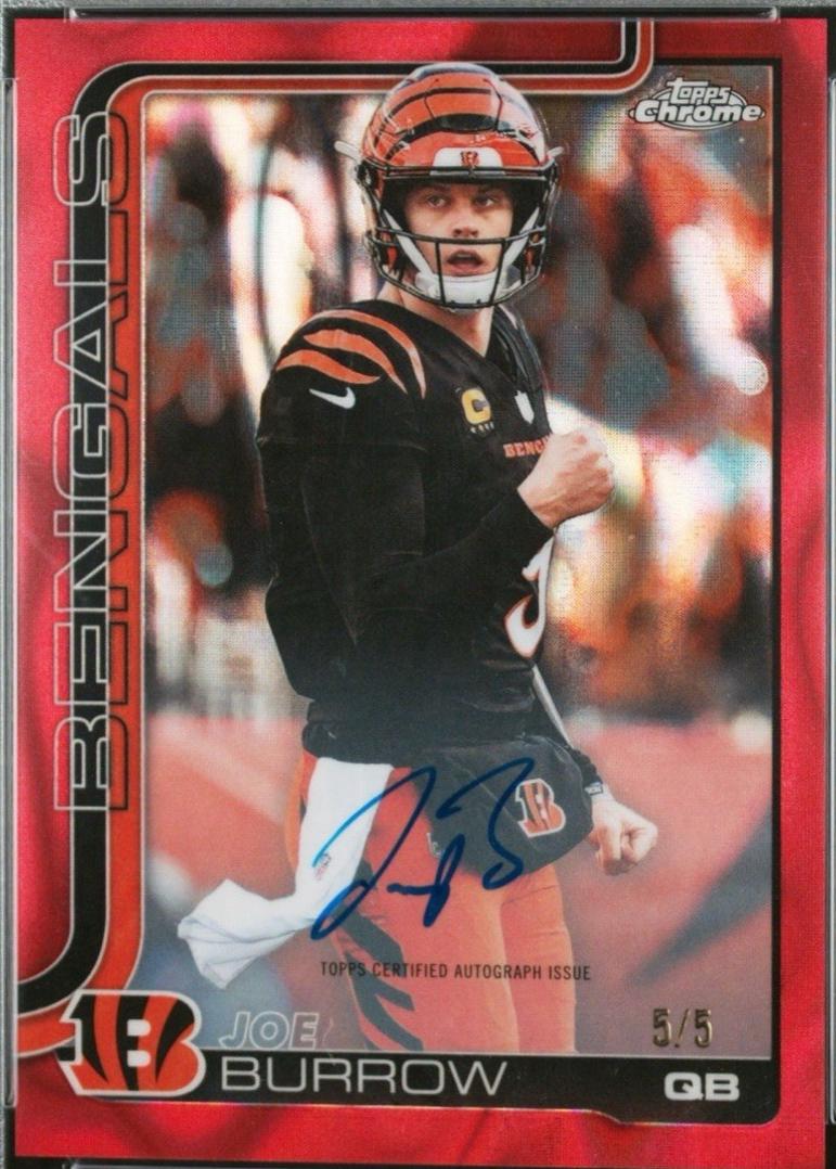 Joe Burrow [Red Lava Refractor] #BA-JB