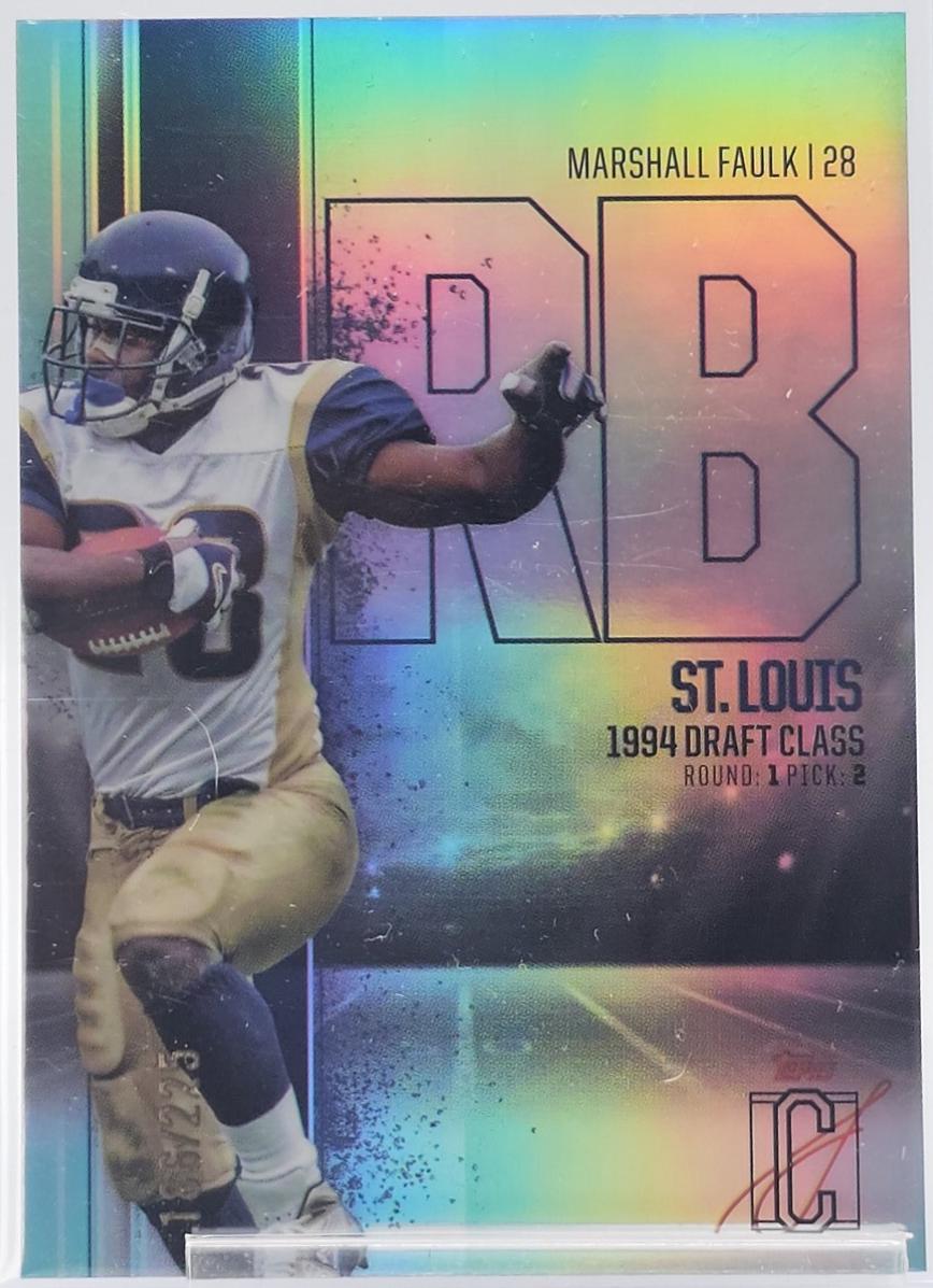 Marshall Faulk [Teal] #BCV-27