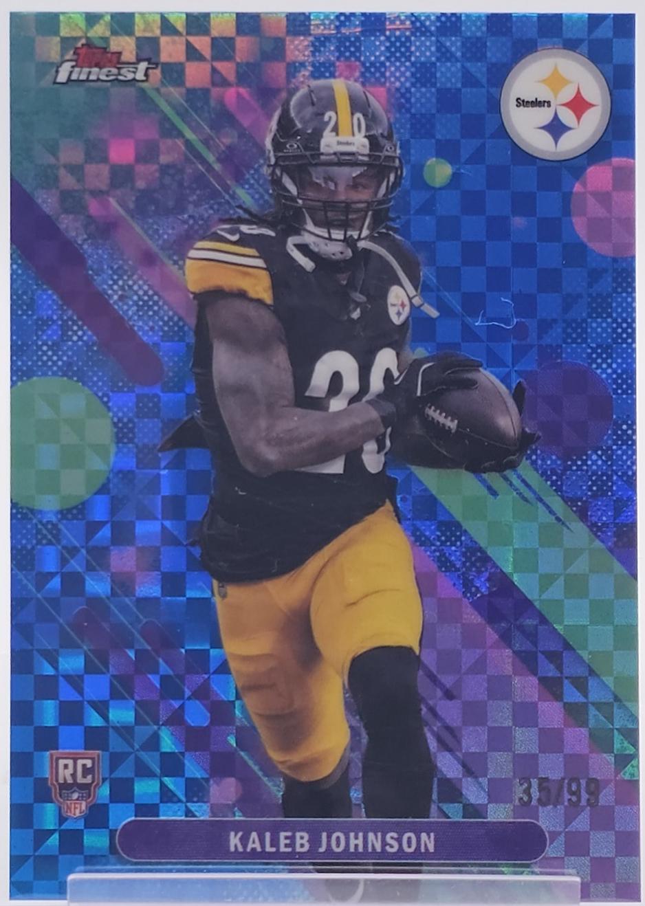 Kaleb Johnson [Blue X-Fractor] #16