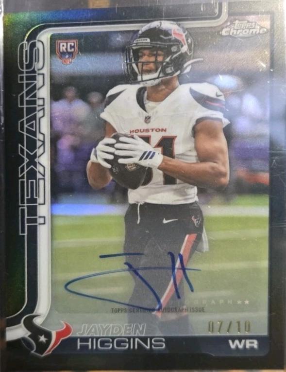 Jayden Higgins [Black Refractor] #RA-JHI
