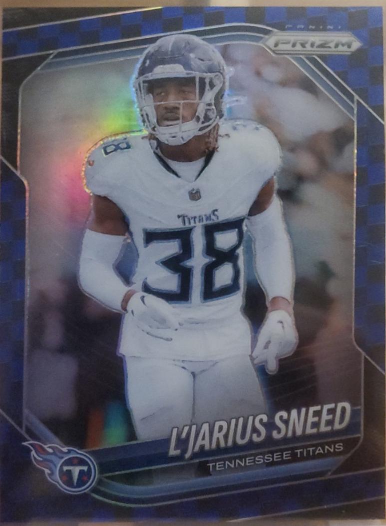L'Jarius Sneed [Black Blue Checker] #24