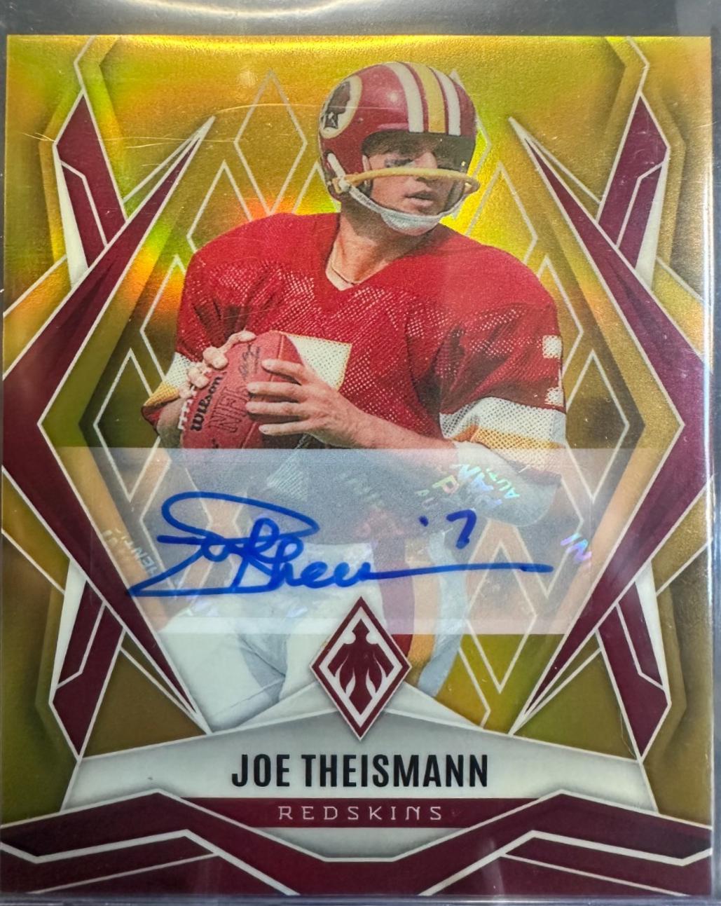 Joe Theismann [Gold Autograph] #71