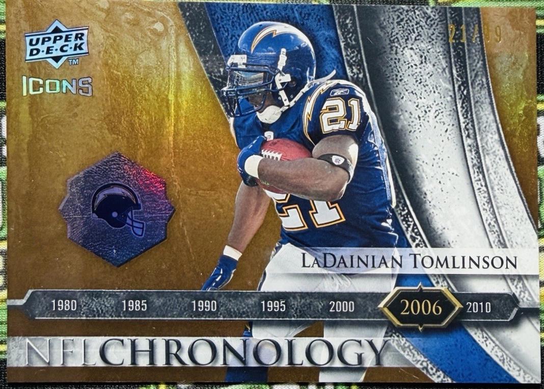 LaDainian Tomlinson [Gold Jersey] #CHR35
