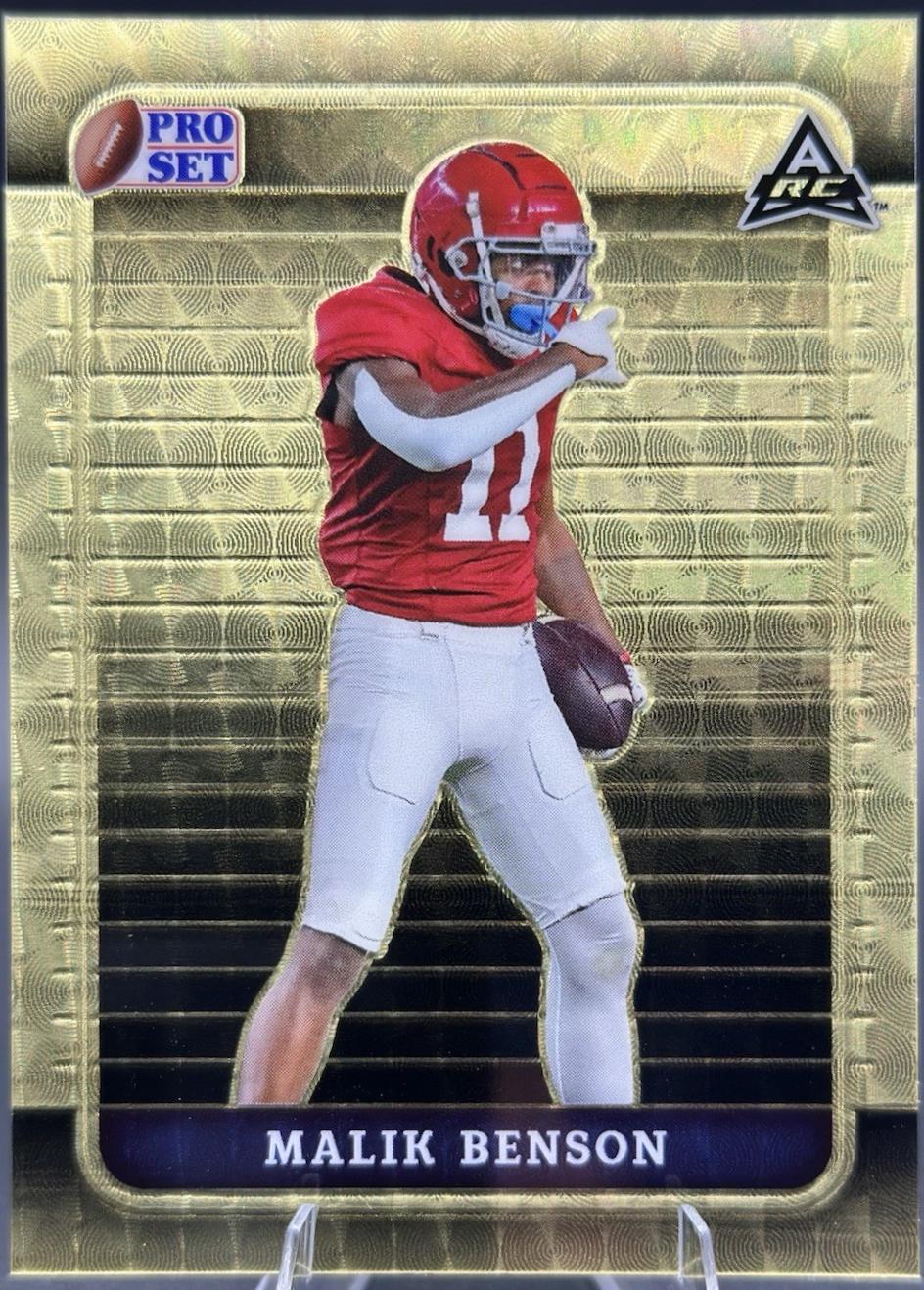 Malik Benson [Super Prismatic Gold] #63