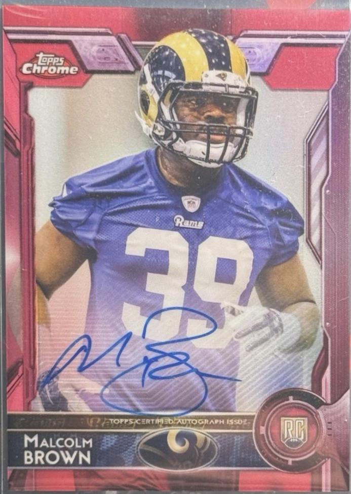 Malcolm Brown [Pink Autograph] #184