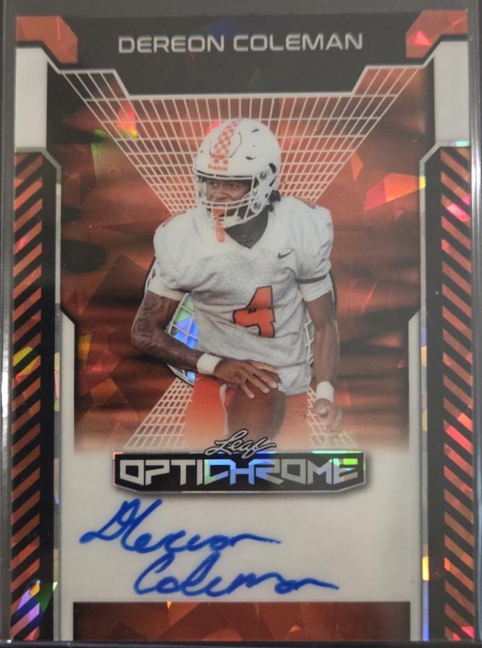 Dereon Coleman [Orange Prismatic] #26A-DC1