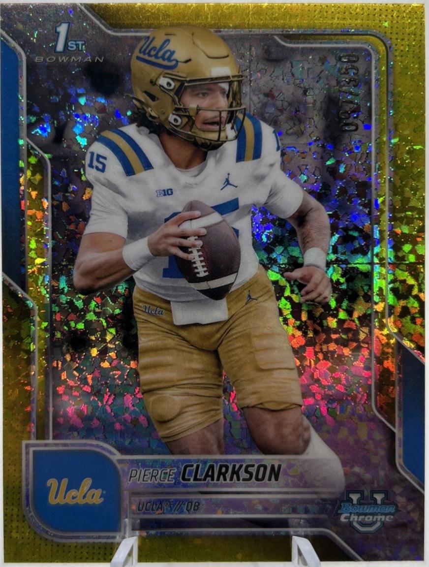 Pierce Clarkson [Yellow Mini-Diamond Refractor] #156