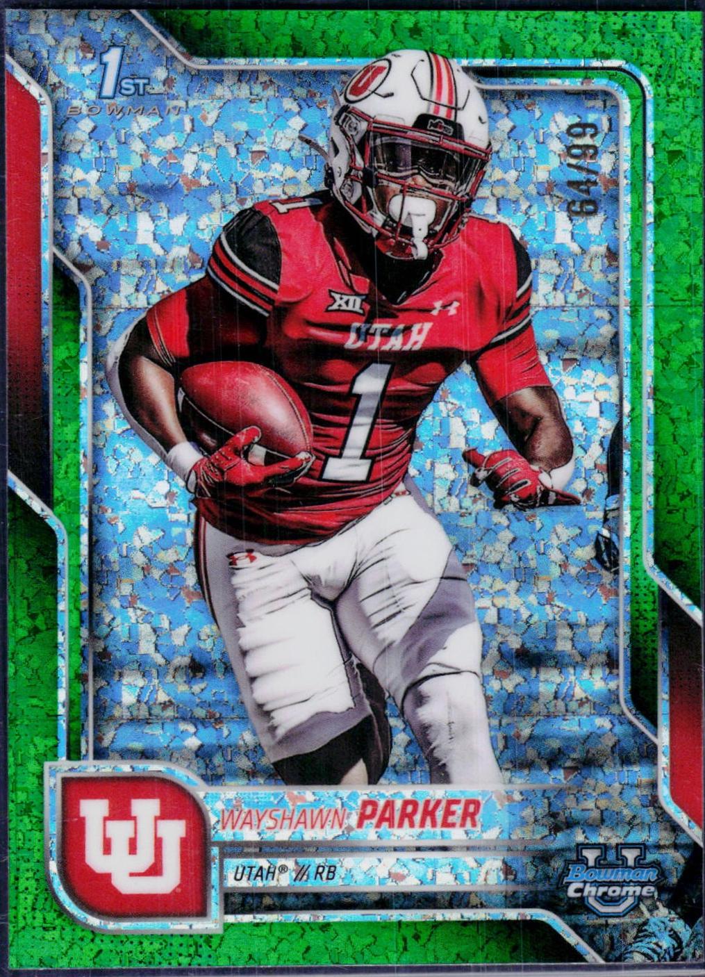 WayShawn Parker [Green Mini-Diamond Refractor] #99