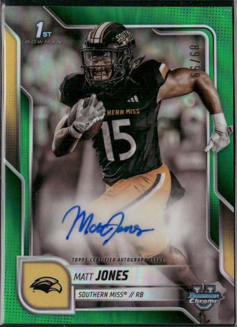 Matt Jones [Green Refractor] #BCA-MJ