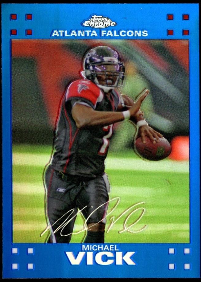 Michael Vick [Blue Refractor] #TC111