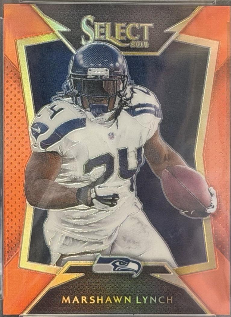 Marshawn Lynch [Orange Prizm] #25