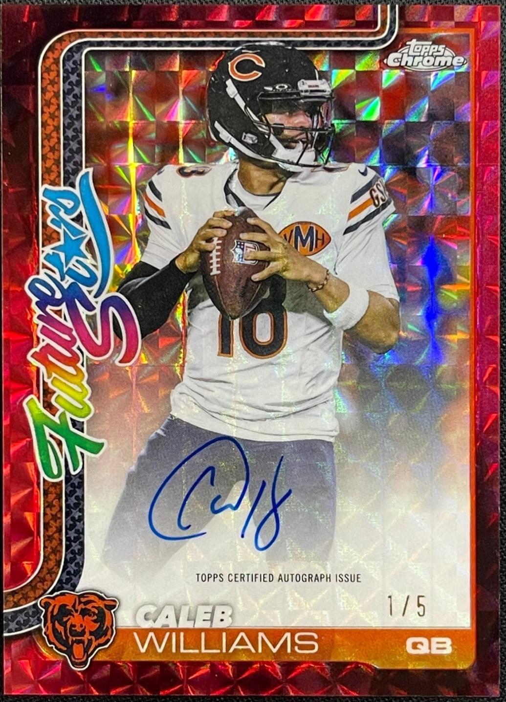 Caleb Williams [Red Refractor] #FSA-CW