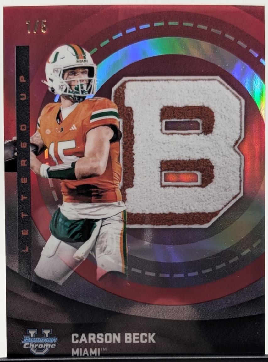 Carson Beck [Red Refractor] #LU-1