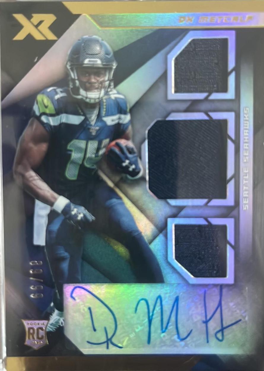 DK Metcalf [Triple Swatch Autograph] #210