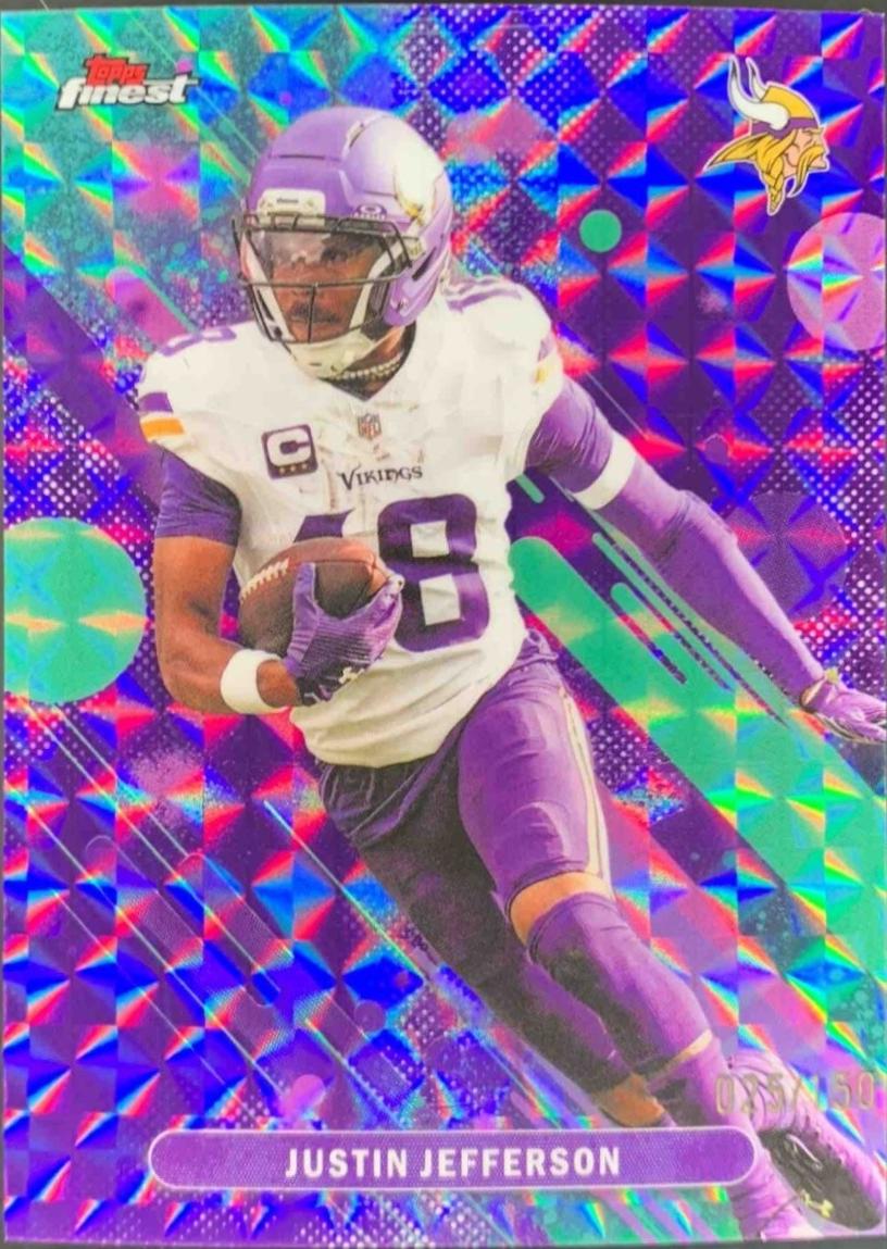 Justin Jefferson [Purple X-Fractor] #90