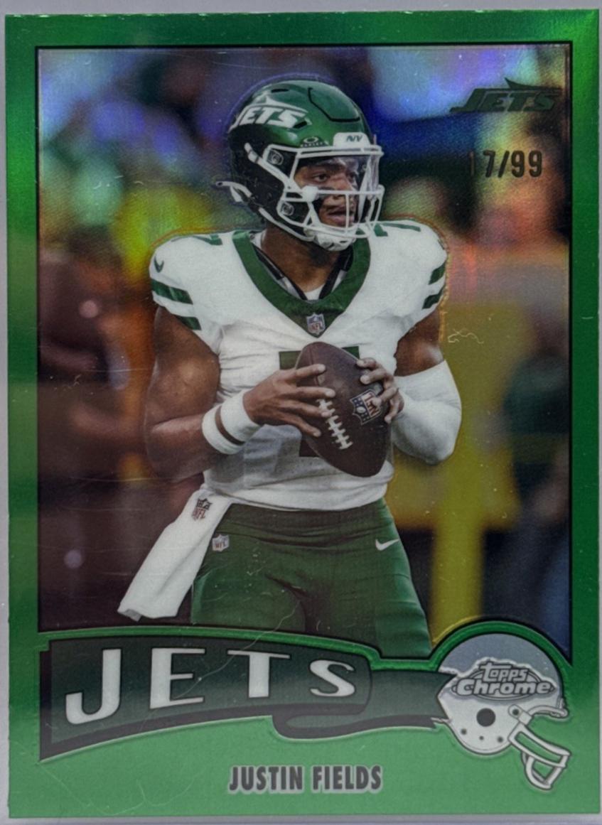 Justin Fields [Green Refractor] #1975-26