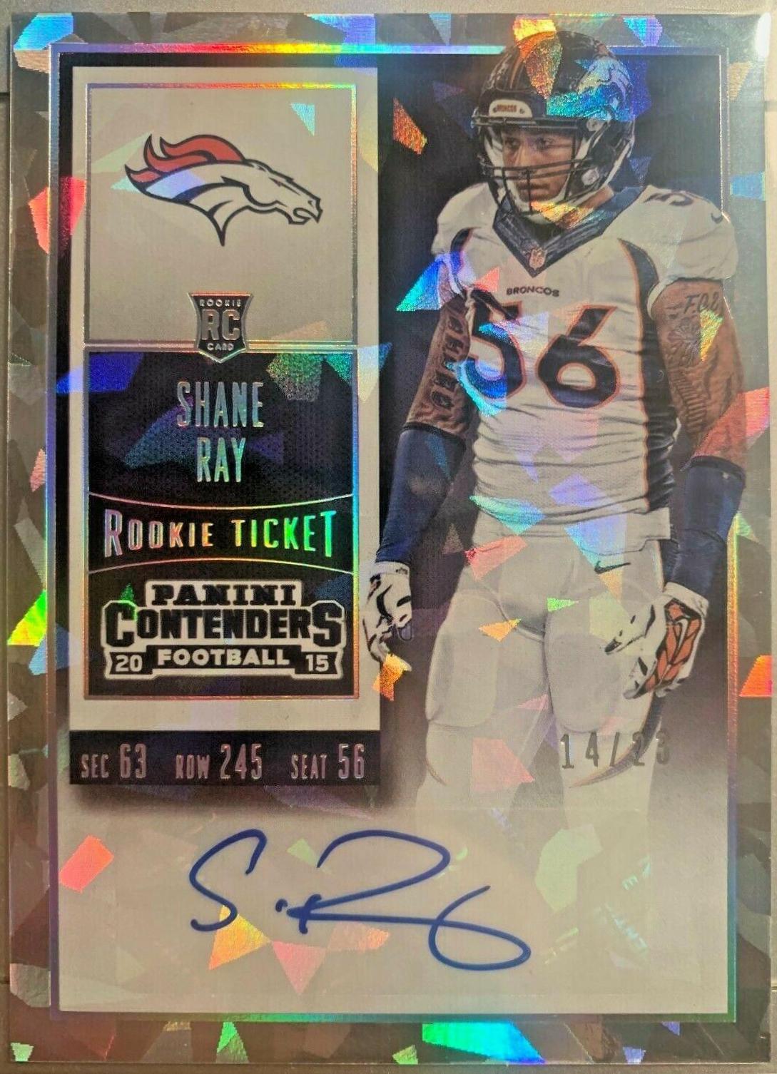 Shane Ray [Cracked Ice Rookie Ticket] #111