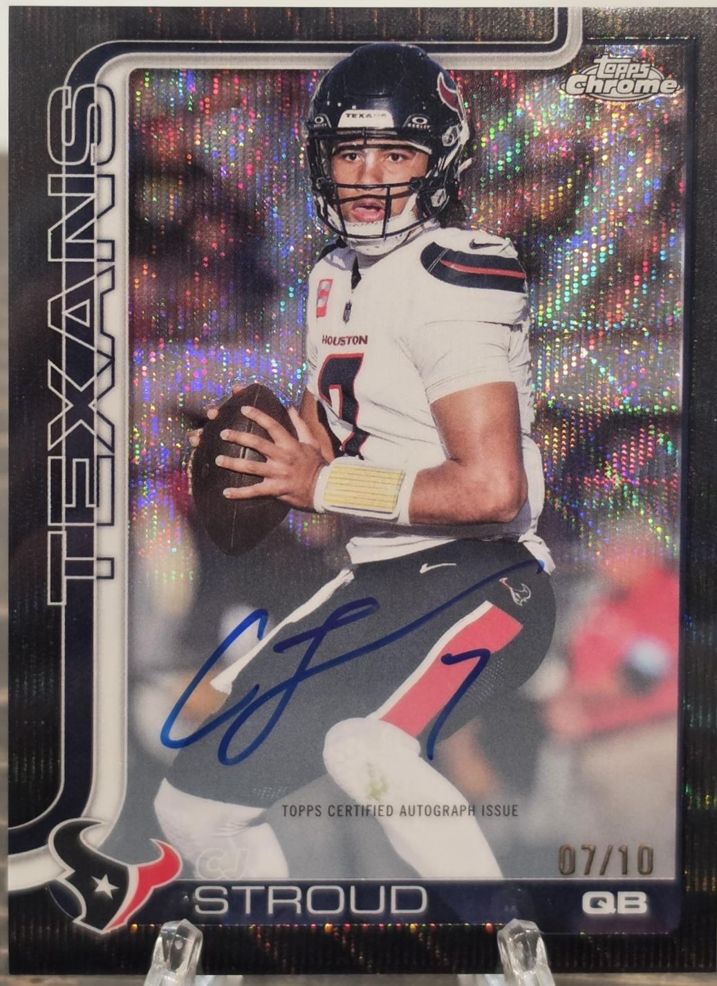 CJ Stroud [Black Wave Refractor] #BA-CS