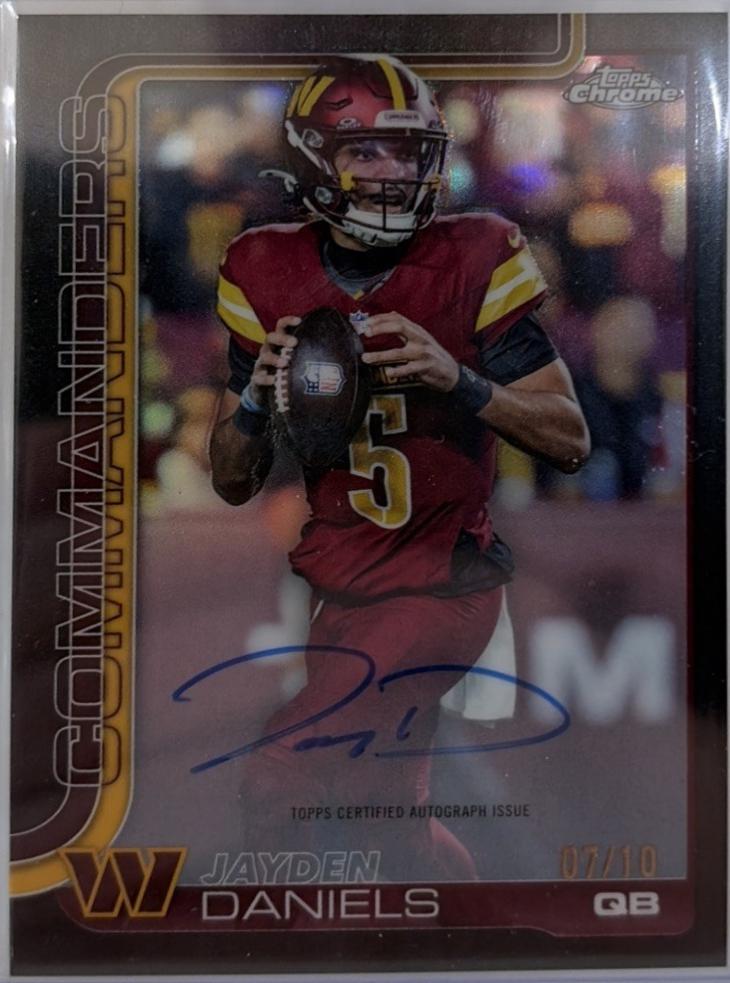 Jayden Daniels [Black Refractor] #BA-JD