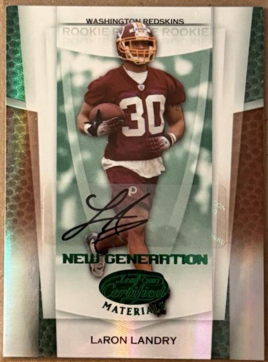 LaRon Landry [Mirror Emerald Autograph] #169