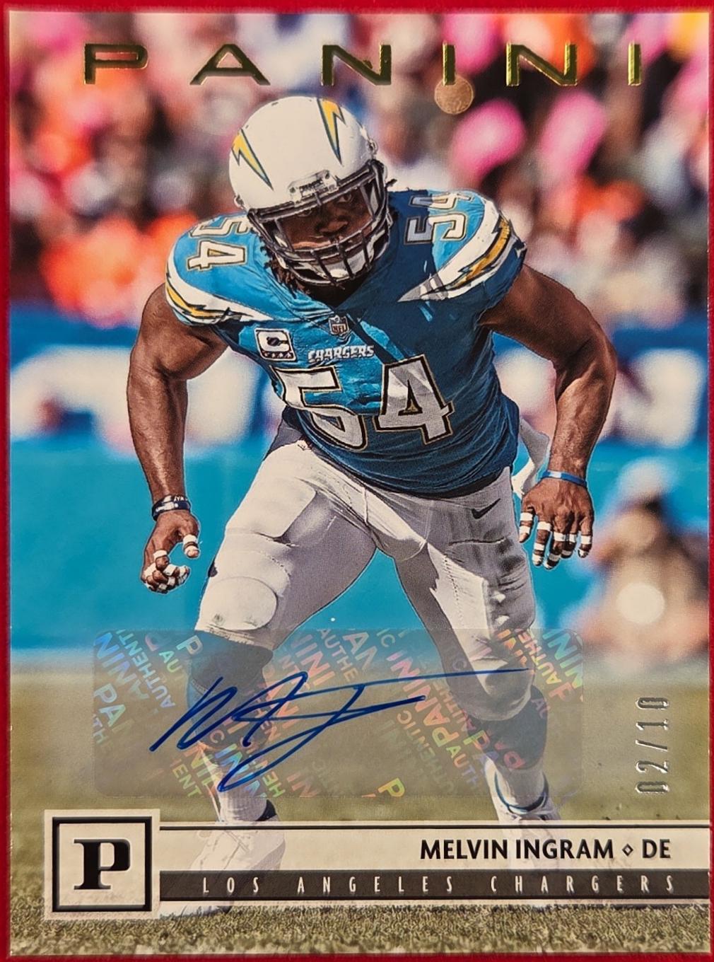Melvin Ingram [Gold Autograph] #167