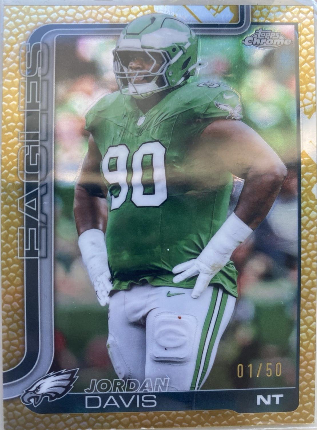 Jordan Davis [Topps Refractor] #249
