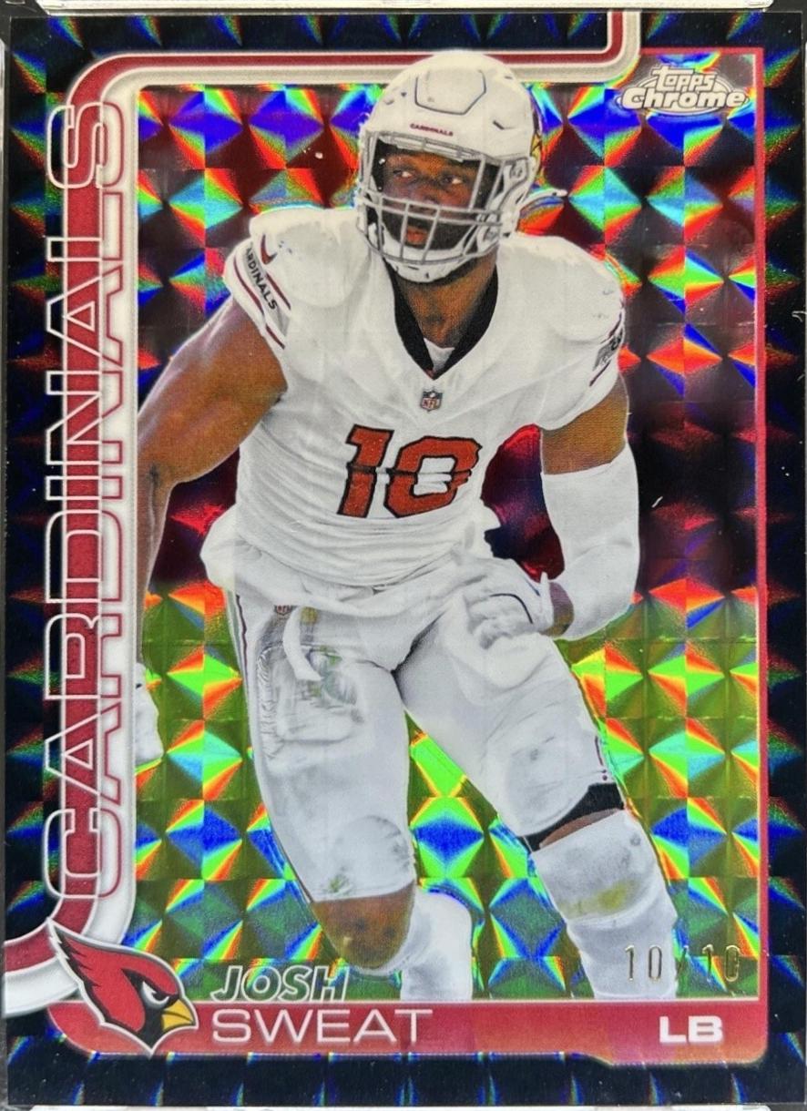 Josh Sweat [Black Geometric Refractor] #10