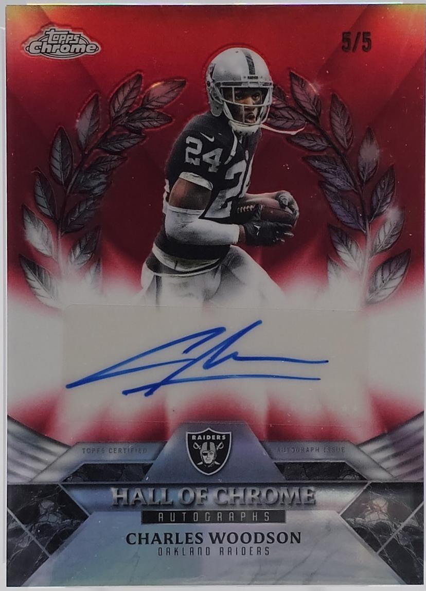 Charles Woodson [Red] #HOCA-CW