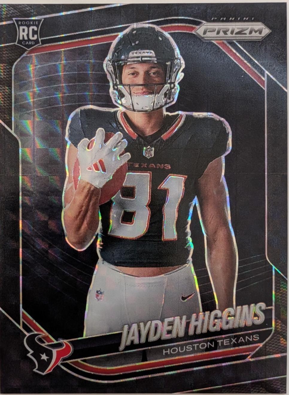 Jayden Higgins [Black Finite Rookie Variation Silver] #414