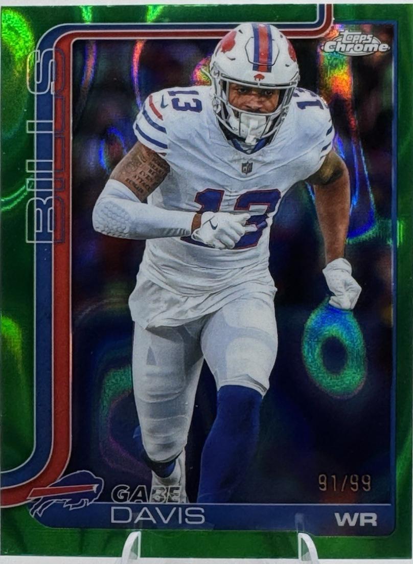 Gabe Davis [Green Wave Refractor] #142