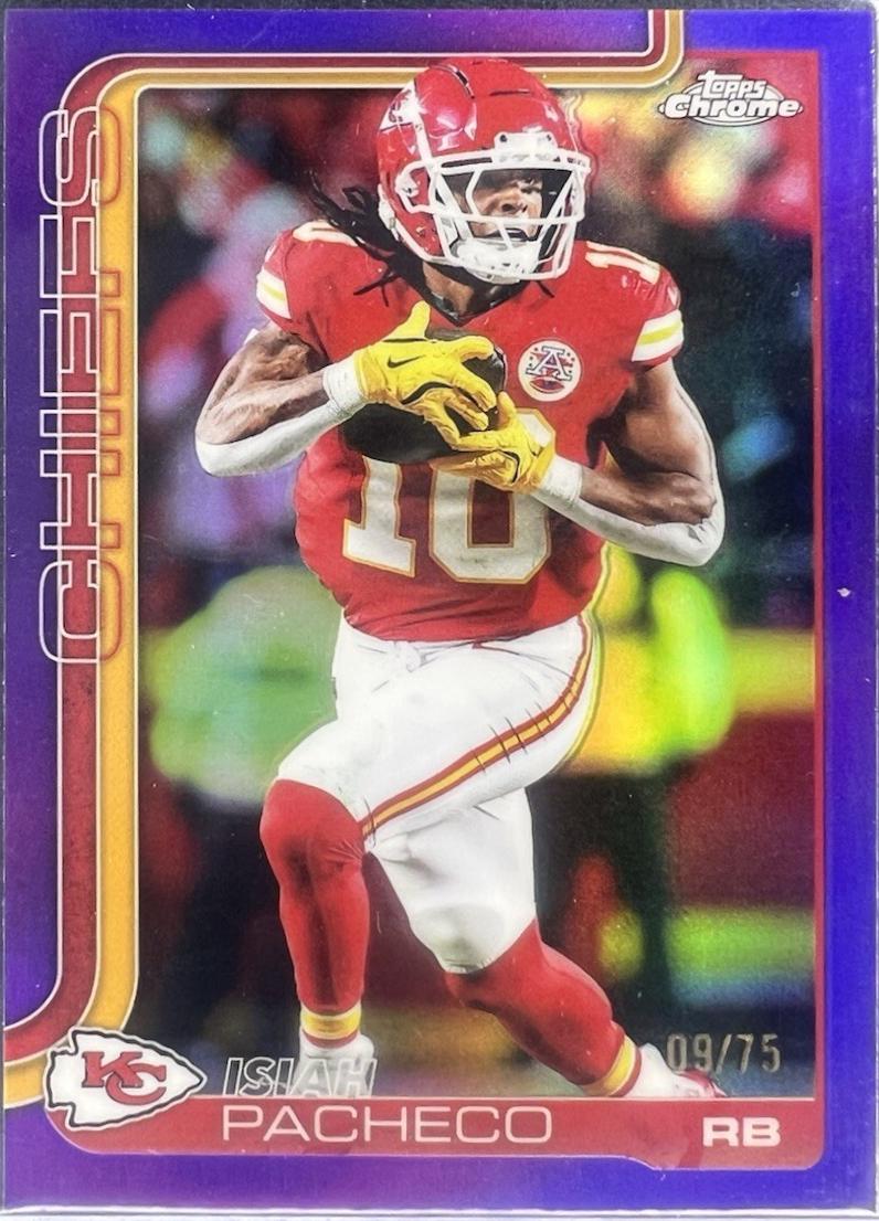 Isiah Pacheco [Purple Refractor] #149