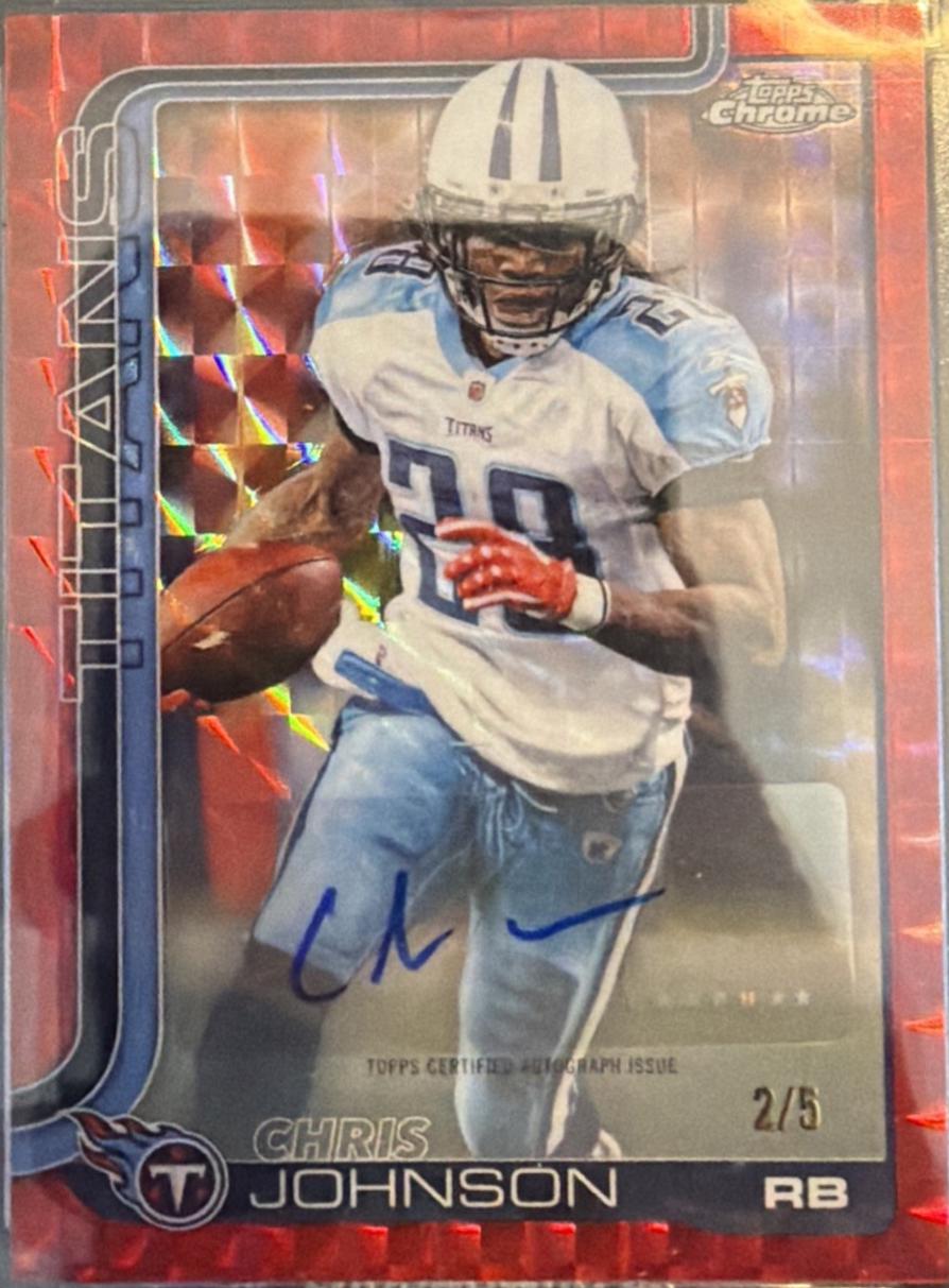Chris Johnson [Red Refractor] #CLA-CJ