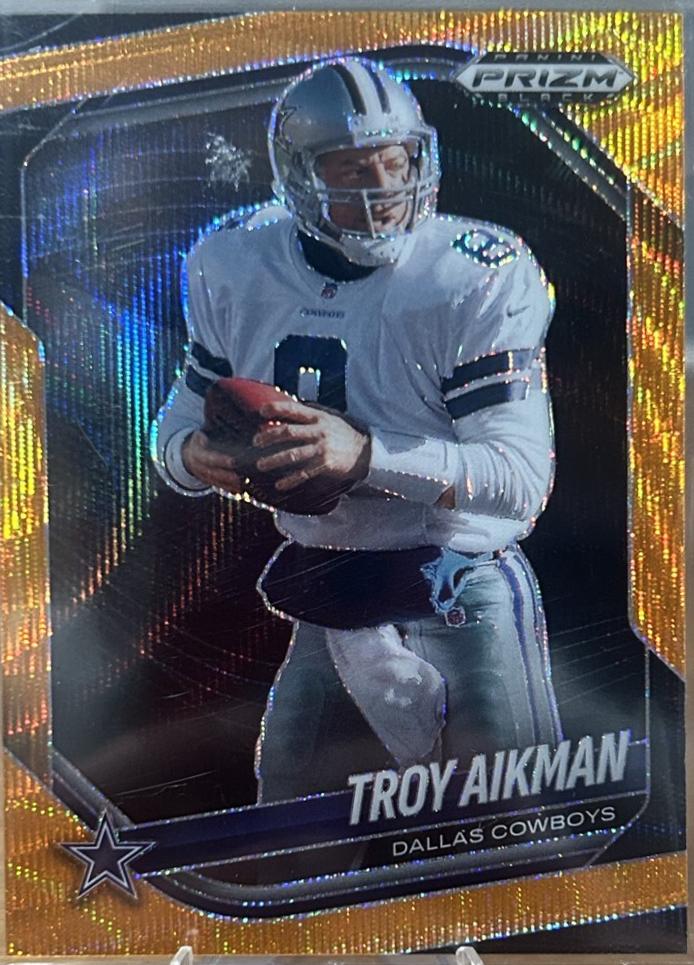 Troy Aikman [Orange Wave] #45