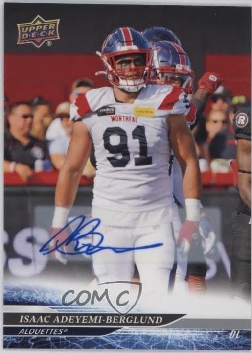 Isaac Adeyemi-Berglund [Autograph] #57